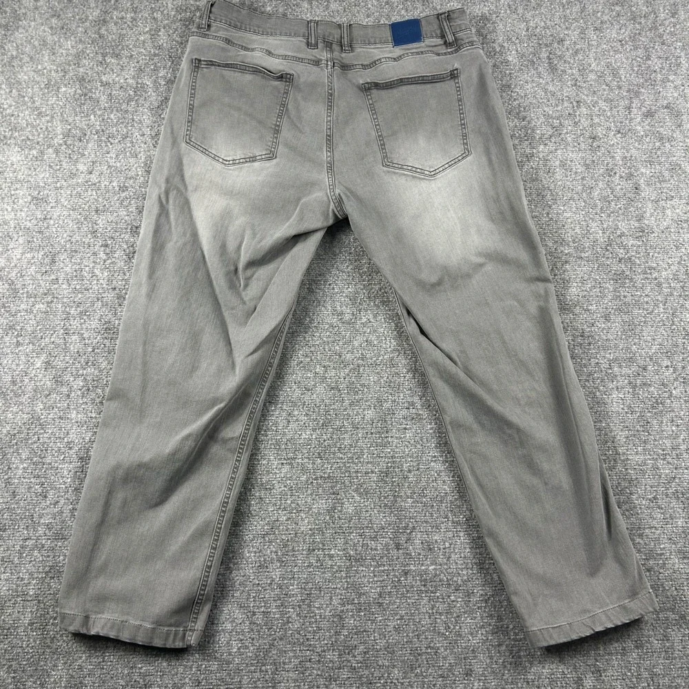 Mugsy Jeans‎ Men 37x27 Grey Beans Casual Stretch Denim Pants FLX3NCMC